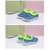 Flying Woven Mesh Breathable Children's Sports Shoes Solid Soft Bottom Girls Shoes Casual Mesh Shoes Non-slip Boys Shoes 1-9y - Blue