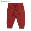 Baby Jogger Pant - Maroon | Gabardine Pant | Pants at Sonamoni.com