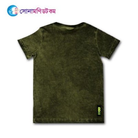 Baby Half Sleeve T-Shirt - Olive