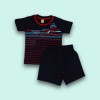 T-shirt with Shorts- Black