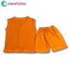 Baby Dress Set - Orange | T-Shirt Set | T-shirt at Sonamoni.com