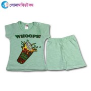 Baby T-Shirt With Shorts Set - Green
