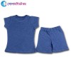 Baby T-Shirt With Shorts Set - Blue