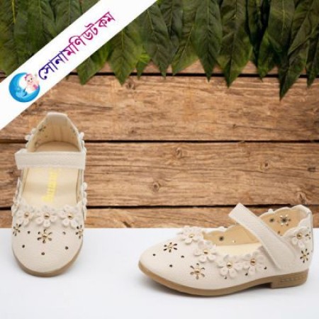 Baby Belly Shoes – White | at Sonamoni BD