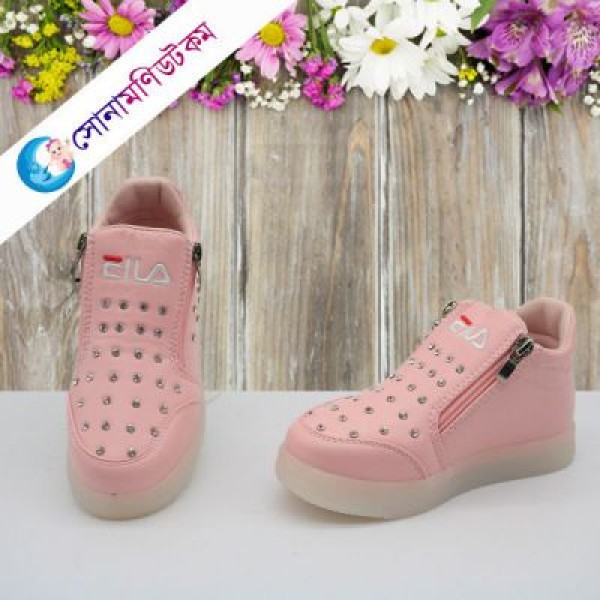 Baby Boots-Light Pink Color