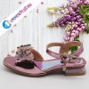 Girls Sandal Butterfly Applique - Light Pink