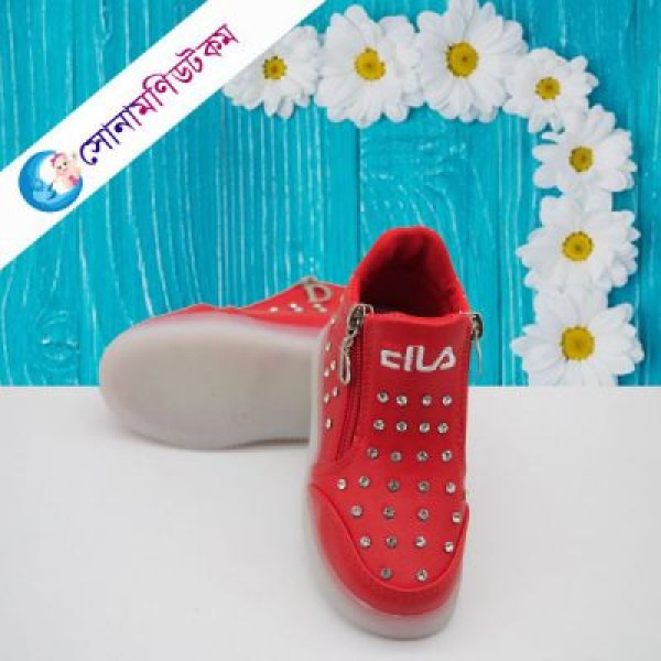 Baby Lighting Keds-Red Color