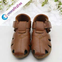 Baby Close Toe Sandal - Chocolate