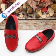 Baby Loafer Shoes - Red