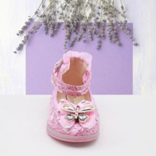 Bellies Shoe Bow Applique - Pink 