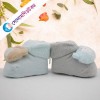 Baby Socks (2 Pair) – Gray & Turquoise