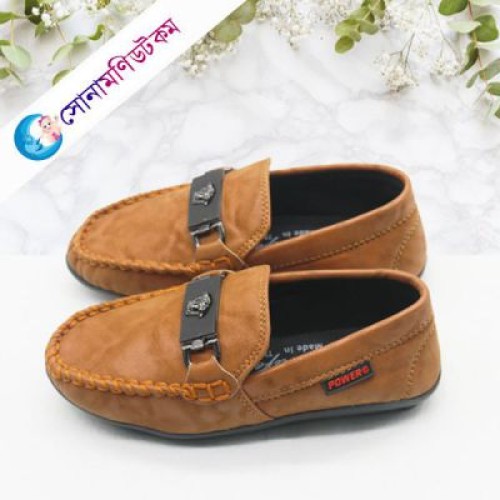 Baby Loafer Shoes - Light Brown