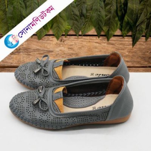 Girls Loafer Shoes - Gray