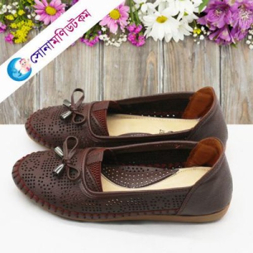 Girls Loafer Shoes - Chocolate