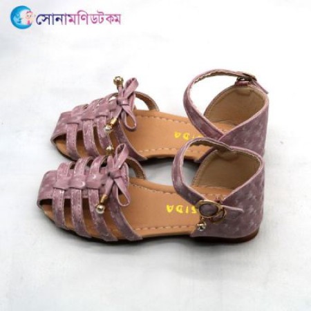 Girls Closed Toe Sandal – Pink