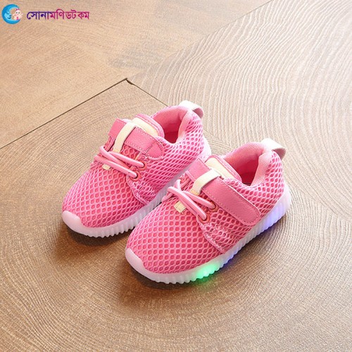 Baby Shoes with Light - Pink