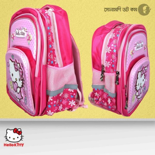 School Bag Hello Kitty Print - Pink | School Bag & Back Pack | SCHOOL SUPPLIES at Sonamoni.com