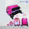 Trolley School Bag Princess Print - Pink