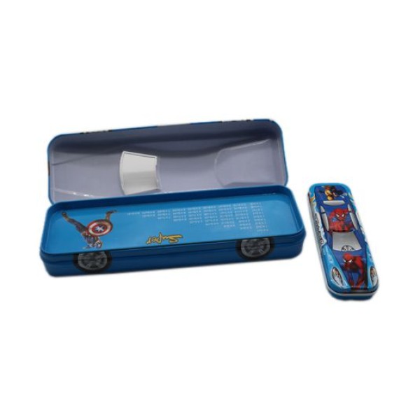 Pencil Box With Mini Box – Blue