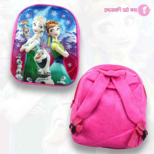 School Bag Frozen Print - Pink | School Bag & Back Pack | SCHOOL SUPPLIES at Sonamoni.com