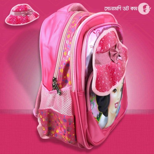 School Bag Snowwhite Print - Pink