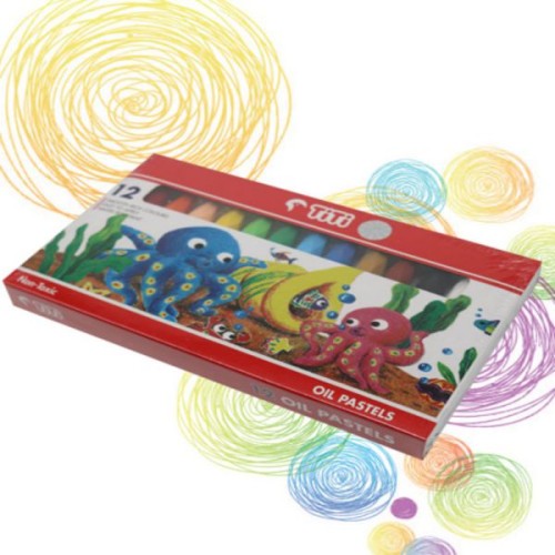 TiTi - 12 Oil Pastels | Color Pencil & Oil Pastels | SCHOOL SUPPLIES at Sonamoni.com