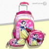 Trolley School Bag Snowwhite Print - Pink | School Bag & Back Pack | SCHOOL SUPPLIES at Sonamoni.com