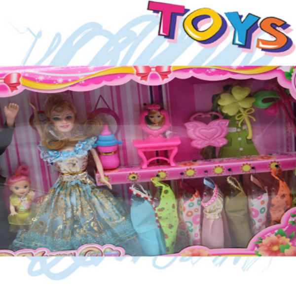 Barbie Doll Set - Sky Blue