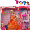 Barbie Dolls Set - Pink and Orange