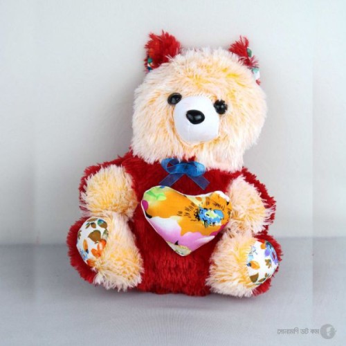 Teddy Bear Soft Toy - Red