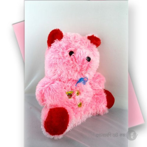 Teddy Bear Soft Toy - Pink | TOYS AND GEAR | All Category at Sonamoni.com