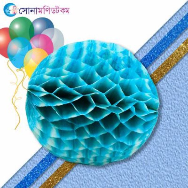 Tissue Paper Honeycomb Ball- 6 Piece ( 15 X 15 Cm )