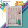Paper Birthday Banner-pink
