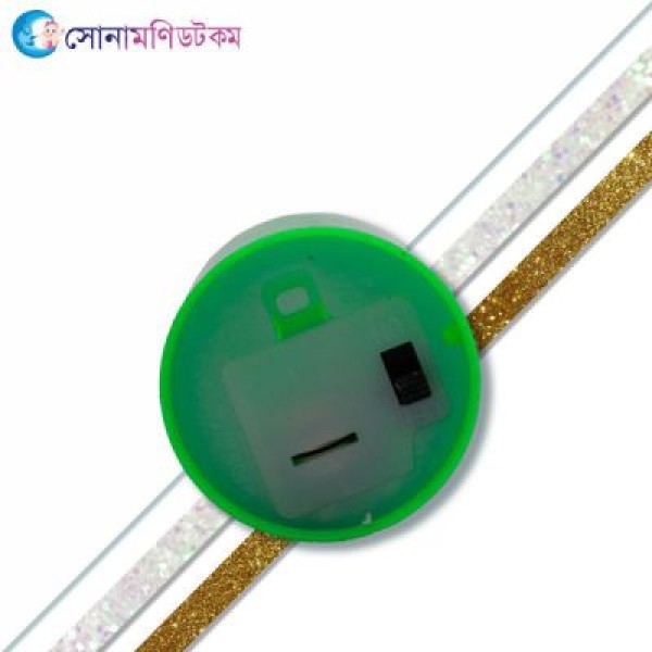 LED Plastic Swinging Candle-green