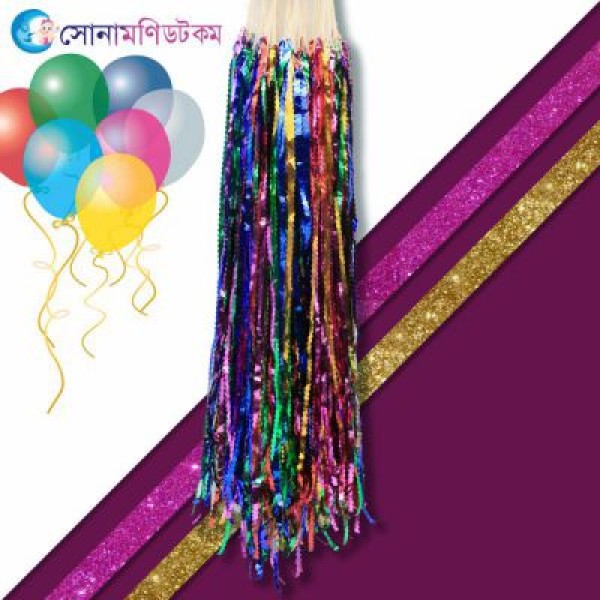 Foil Paper Birthdays Party Hanging Garland- 12 piece