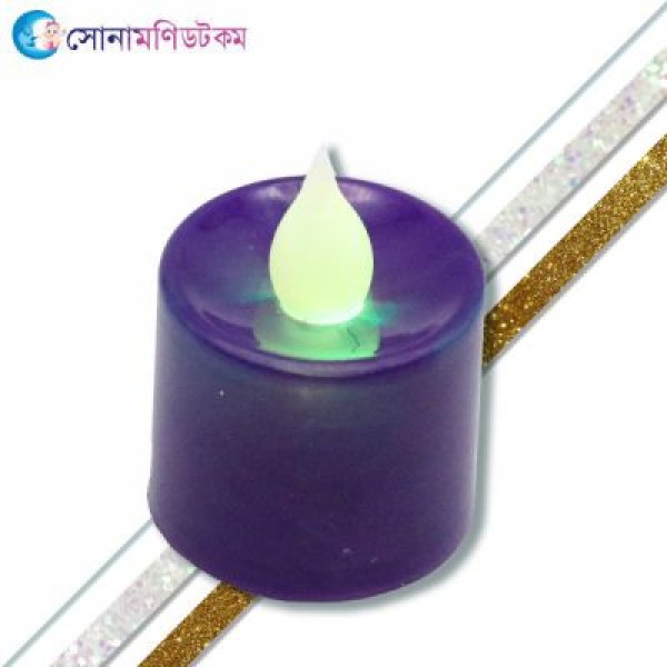 LED Plastic Swinging Candle-violate