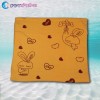 Baby Towel Love Print - Orange | Bath Towels & Robes | Bath & Skin at Sonamoni.com