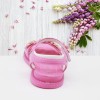 Girls Sandal Flower Applique – Light Pink
