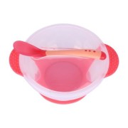 Feeding Bowl and Spoon-Pink
