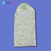 Hooded Baby Towel Cat Print - Green | at Sonamoni BD