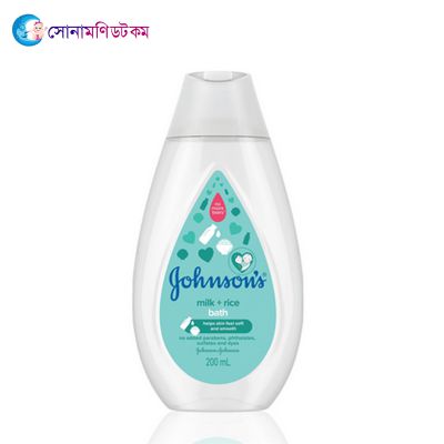 Johnson's Baby Bath Milk+Rice (Malaysia) – 200 ml