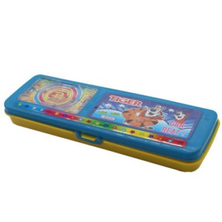 Pencil Box with Mini Game – Blue