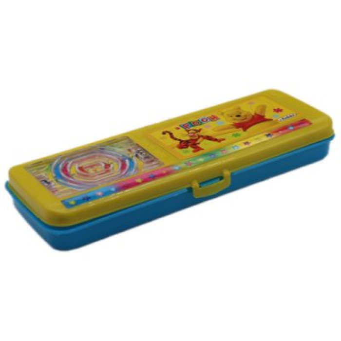 Pencil Box with Mini Game – Yellow