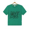 Boys T-Shirt- Green (Black) BM Print | at Sonamoni BD