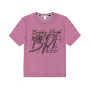 Boys T-Shirt- Violet BM Print