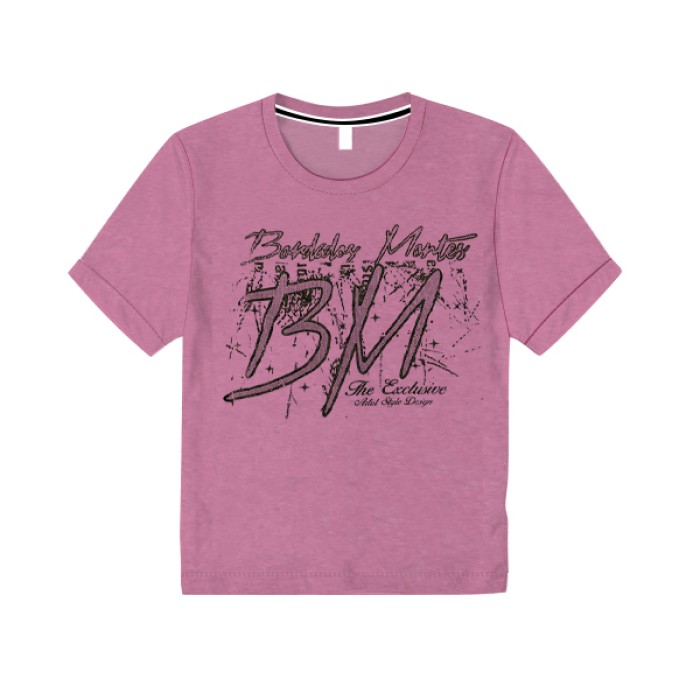 Boys T-Shirt- Violet BM Print | at Sonamoni BD