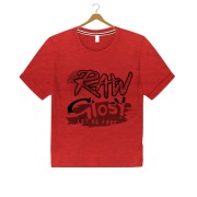 Boys T-Shirt- Red RAW Print