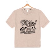 Boys T-Shirt- Cream RAW Print