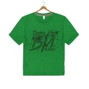 Boys T-Shirt- Green BM Print