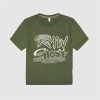 Boys T-Shirt- Dark Green RAW Print